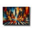 Toile épique Graffiti «Urban Abstract 5» par Rey Klimt, 18 po x 12 po