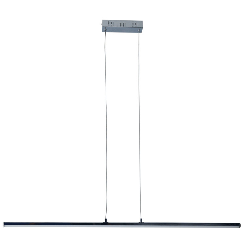 Straight 1 - Light Matt Brushed Nickel LED Kitchen Island Pendant