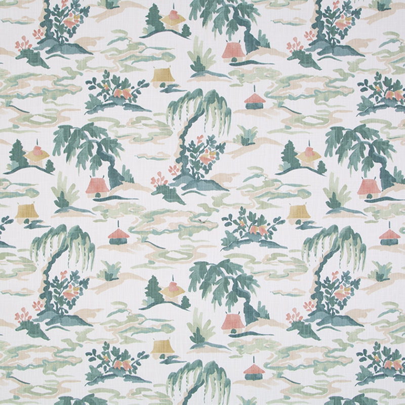 Tissu 100% coton Baloda Pagoda, Prairie