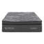 Très grand lit 14 po, mousse mémoire et pochette + housse, housse souple 380 g / m², matelas gris de 14 po avec-1912087073