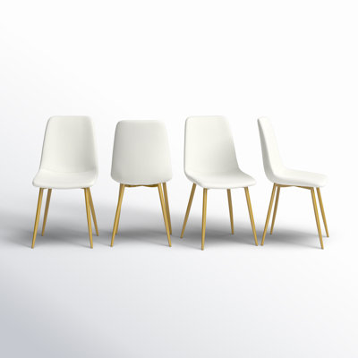Chaise d'appoint en velours Heffron