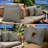 Sunbrella Square Weather Resistant Outdoor Pillow Cover and Insert-763768086-746276894