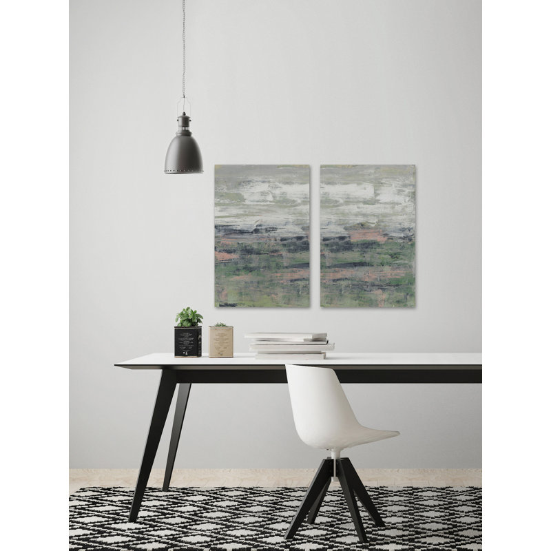 Open Field - Ensemble de 2 reproductions d'images sur toiles tendues, H 45 po x l 30 po