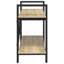 64cm H x 100cm W Steel Etagere Bookcase-1352175068