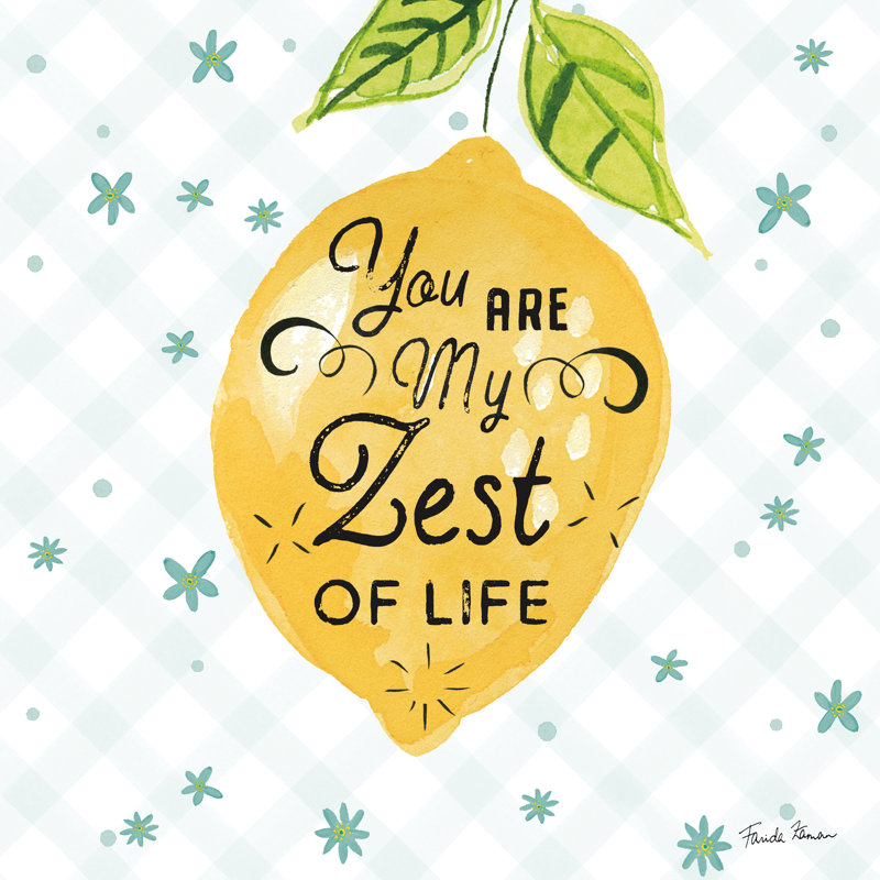 Mellow Yellow III by Farida Zaman - Wrapped Canvas Typography, 30cm H x 30cm W