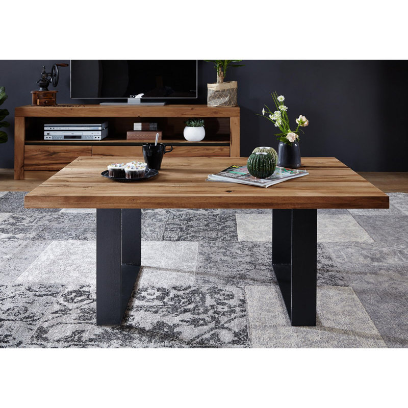 Montreux Sled Coffee Table, 45cm H x 110cm W x 70cm D, Ecru