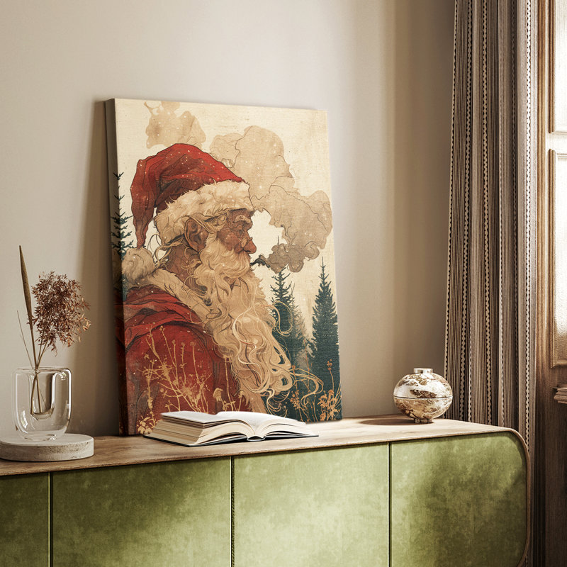 Art des fêtes de Noël DCxxxi - galerie sur mesure Cavas, H 18 po x l 12 po