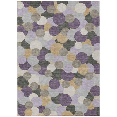 Machine Washable Indoor/Outdoor Chantille ACN2450 Geometric Rug