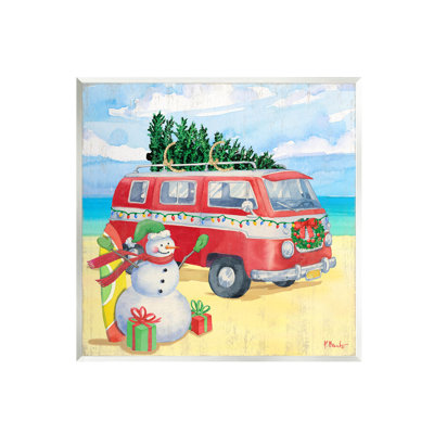 Christmas Beach Nautical Van at-101