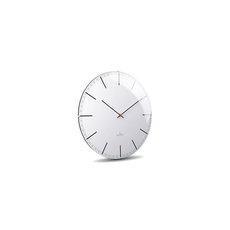 Horloge murale blanche Dome45 (17,7 po), Grand