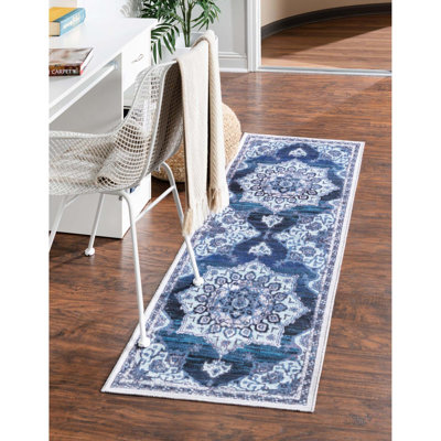 Tapis oriental gris / bleu Aten