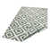 Malta flat-weave rug in green/cream
