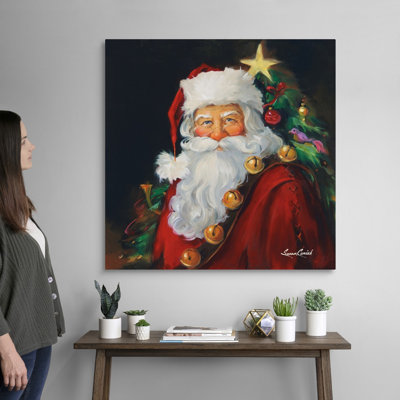 «Santa Portrait Wall Art» par Susan Comish