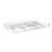 Crested Crane Silver Gold Acrylic Rectangle Decorative Tray-121427455