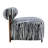 Tilton Zebra-Stripe Chenille Accent Chair-1248933958