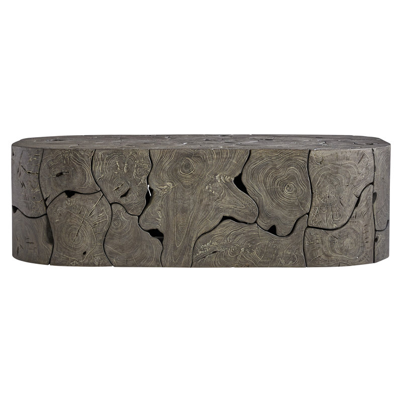 Trinidad Outdoor Oval Teak Coffee Table