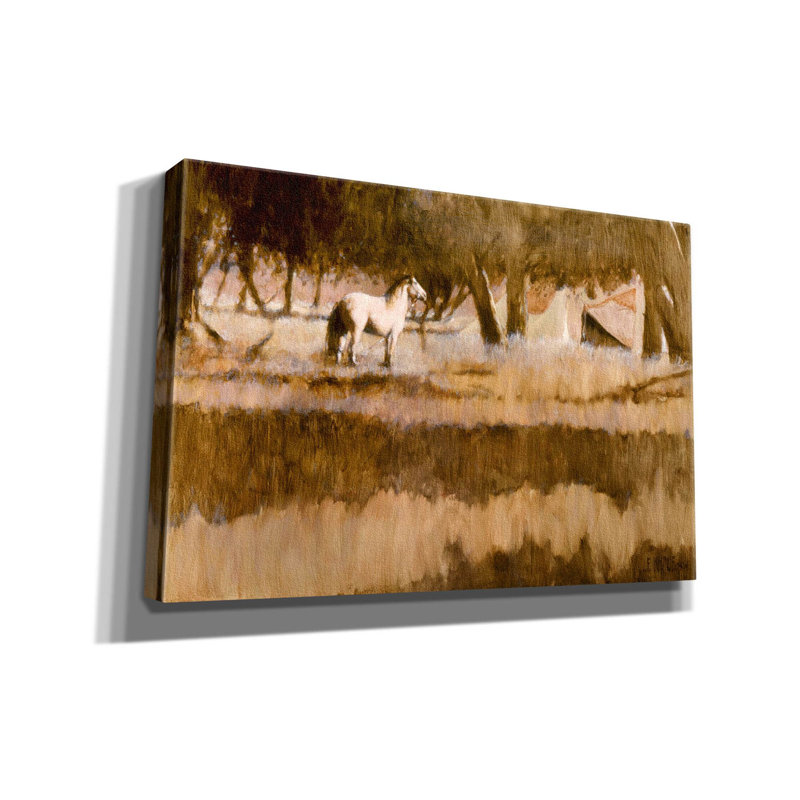 Sur toile, H 12 po x l 18 po x P 0,75 po