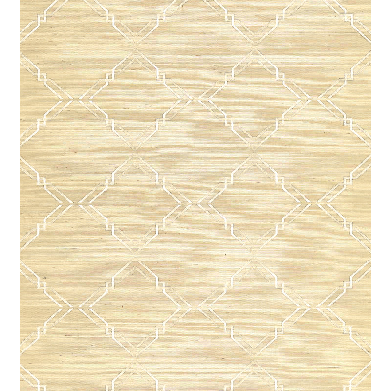 Rouleau de papier peint brodé L 24 pi x l 27 po Kingsley Monroe, Papyrus