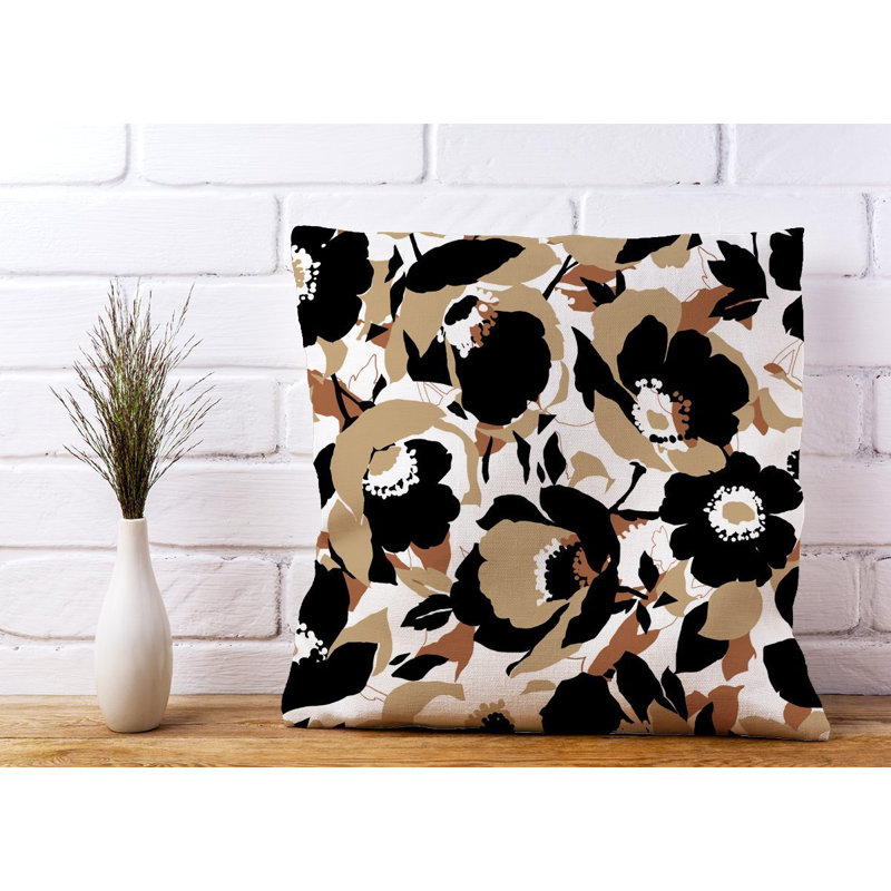 Suze Floral Square Cushion
