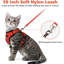Harnais pour chat doux et respirant, 17,72 po x 11,42 po, rouge-131214107