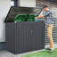 172 X 95 X 130 Cm Outdoor Trash Can Storage Shed （Excluding Foundation）