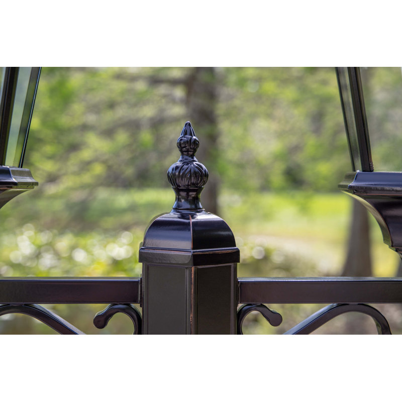 Lampadaire Balfour Falls, H 75 po x l 14,5 po x P 14,5 po, Bronze huilé