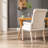20.5'' H Tufted Linen Upholstered Armchair-68479625