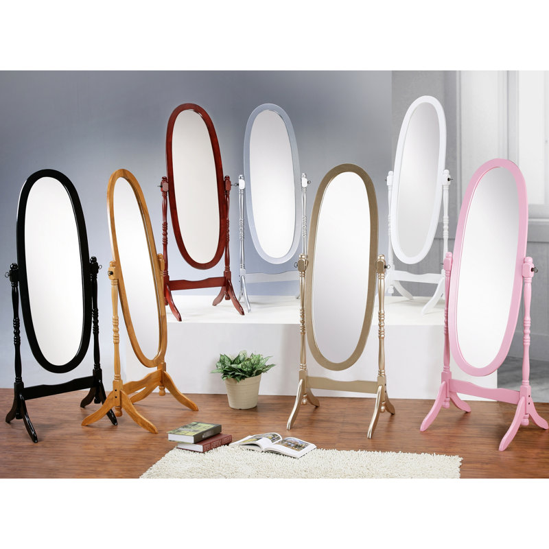 Miroir avec finition argentée