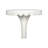 Madeline Scalloped Round Drink Table White-1421331038