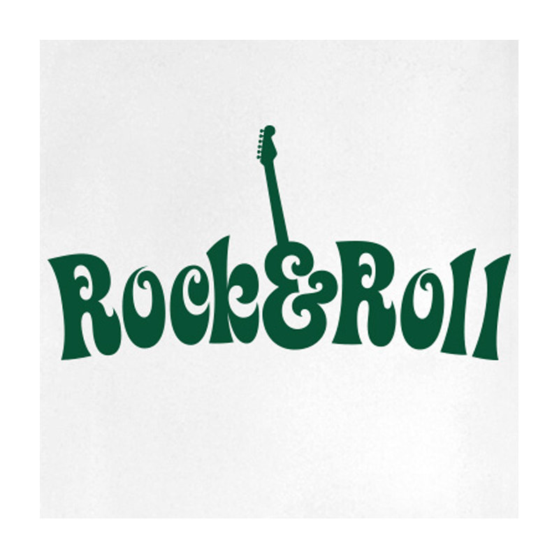 Entertainment Wall Decal, Dark Green