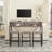 Versatile Bar Table Set with Power Socket and LED Light for Multiple Rooms-251858552