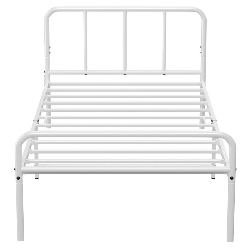 Charlesworth Metal Bed, Single (3'), White