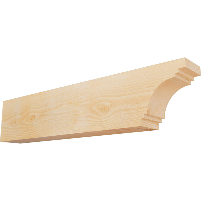 Pescadero Rough Sawn Rafter Tail, Douglas Fir, 10" H x 48" W x 6" D