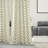 Roger Grommet Printed Cotton Curtains for Bedroom - Room Darkening Curtains for Living Room Single Panel-104237751