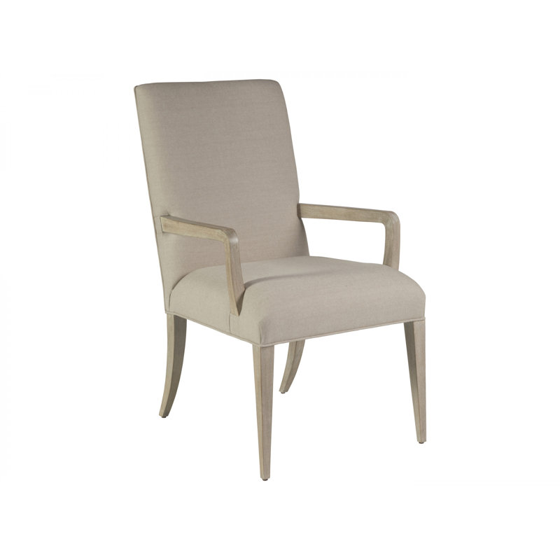 Cohesion Madox Upholstered Arm Chair, Light Gray