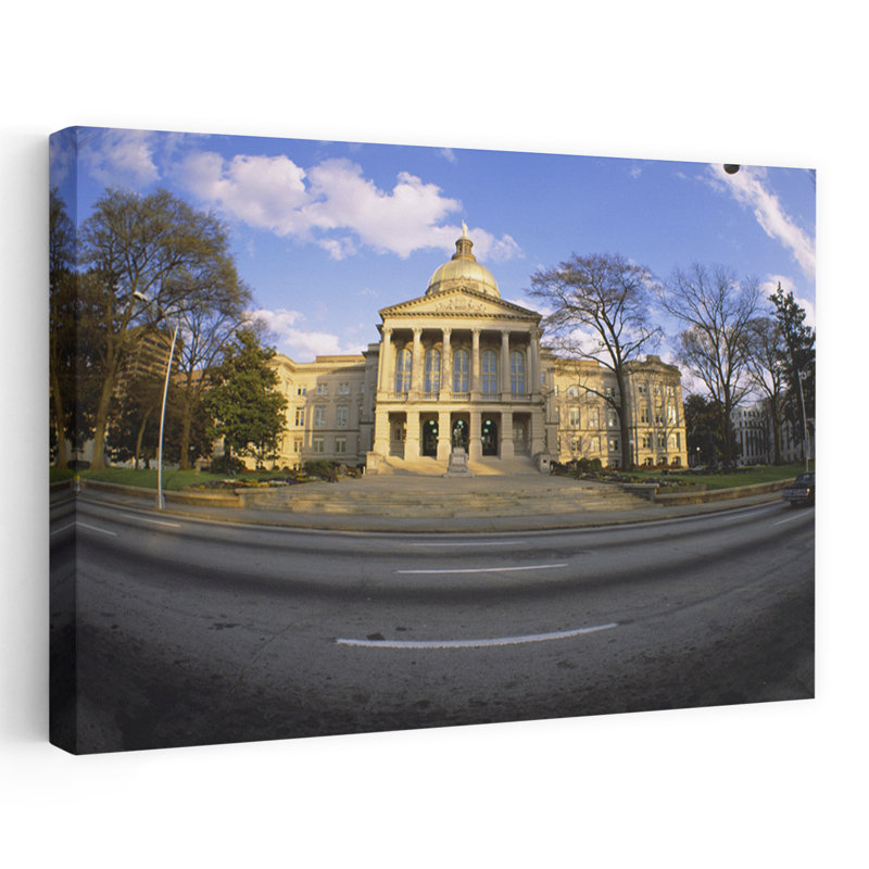 Facade of a government building State Capitol Building Atlanta Georgia USA 1 Piece Wrapped Canvas Wall Art