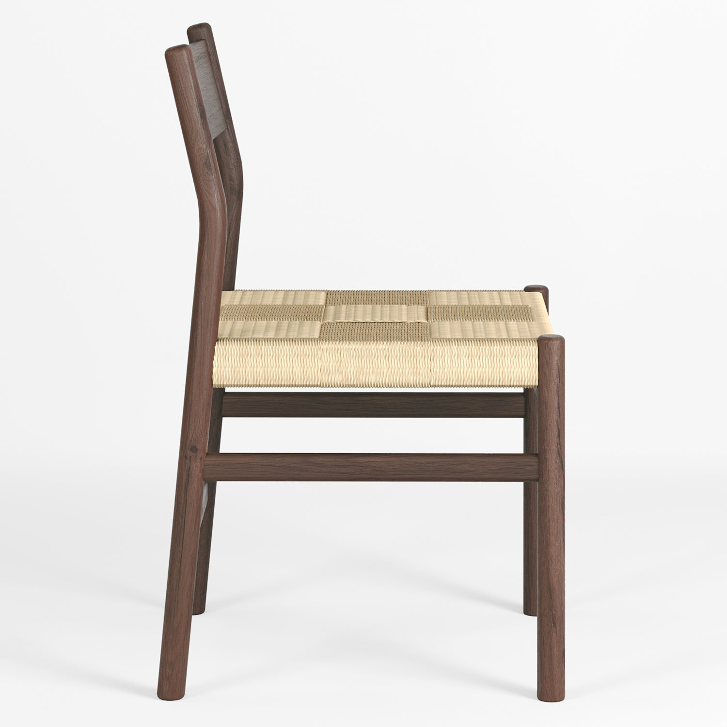 Enna Oak Dining Chair, Brown