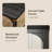 Ergonomic Leather 3-Piece Dining Set - Water-Resistant, Space-Saving For Small Spaces-516323142