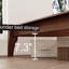 Queen Size Solid Dry Bamboo Wood Platform Bed, with Bamboo Frame Upholstered Adjustable Headboard