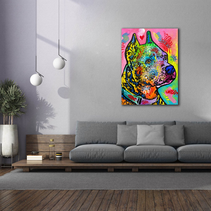 «Did That Tree Just Wave At Me» par Dean Russo, art mural sur toile, H 54 po x l 40 po x P 1,5 po