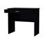 Bureau noir avec tiroir et tablette-178654832