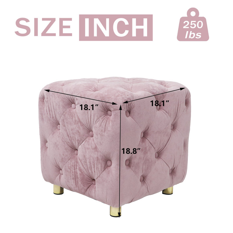 Kahlee large, Velours rose