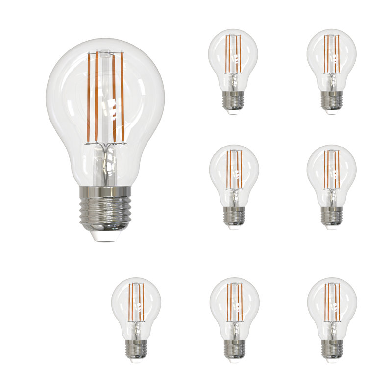 7 watts (équivalent à 60 watts), ampoule DEL A19, à intensité variable, blanc chaud E26 / base moyenne (standard). 