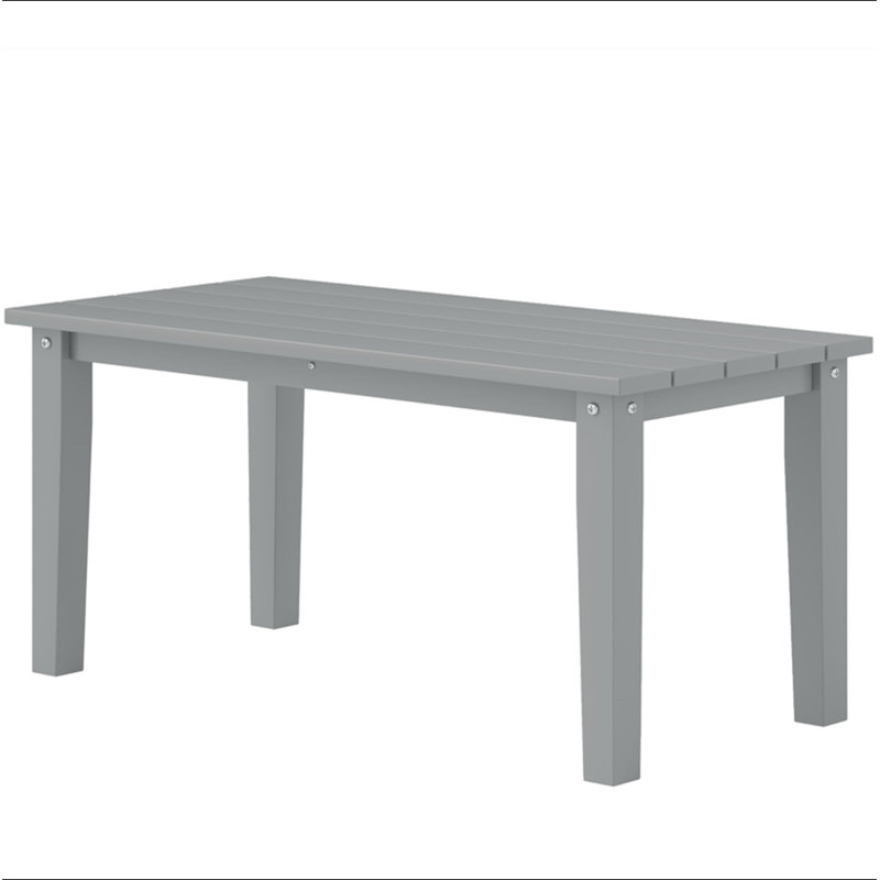 Table basse d'extérieur grise, table basse d'extérieur, Gris