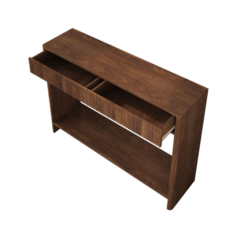 Mukades 43.3'' Console Table, Walnut