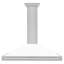 Hotte murale convertible en acier inoxydable satiné 48 po ZLINE Autograph Edition-70540347
