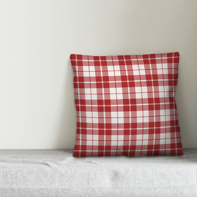  Plaid Indoor/Outdoor Throw Pillow