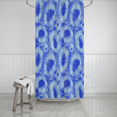 Bookem Geometric Shower Curtain