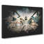 Lighthouse At The Piers End - Wrapped Canvas Painting-56647772