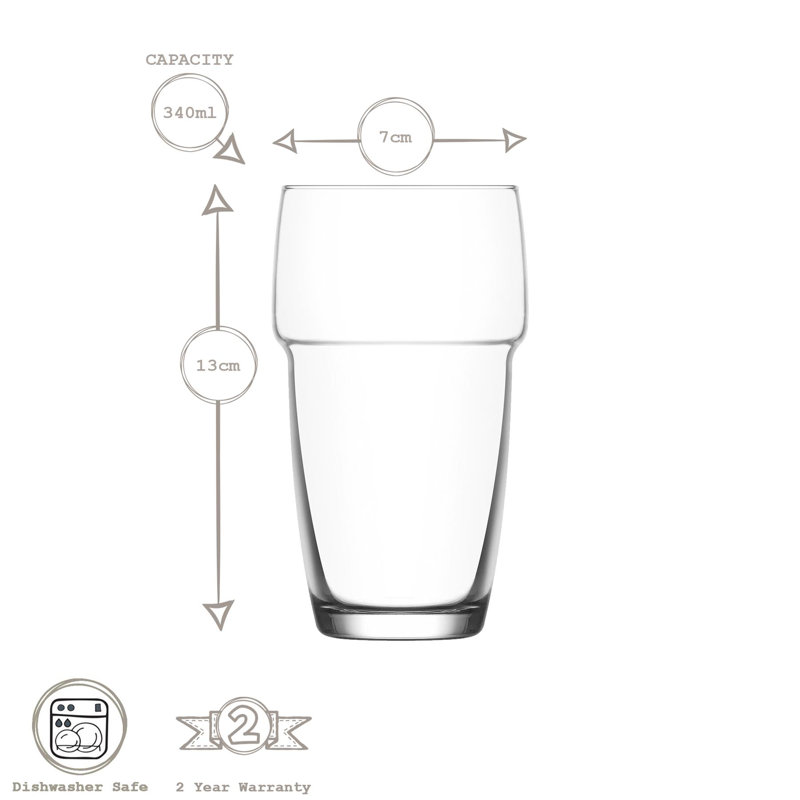 340ml Highball Glass Set
